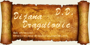Dijana Dragulović vizit kartica